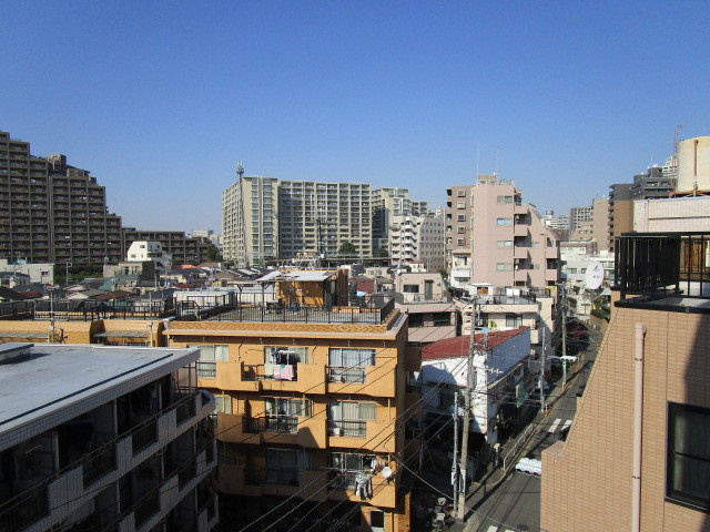 プレール・ドゥーク板橋Ⅱの展望|バルコニーからの景色です