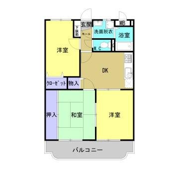 優マンションの間取り