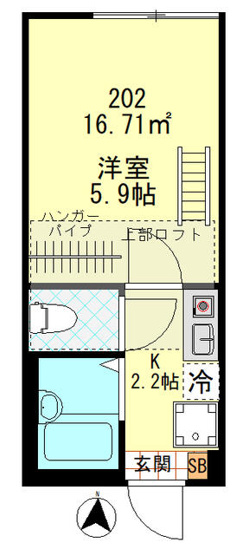 【間取り】 | Ｇｒａｎｄ　Ｌｏｕｖｒｅ　平和島