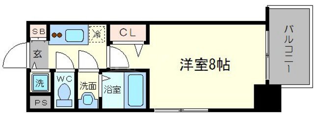 レジュールアッシュ天王寺堂ヶ芝の間取り