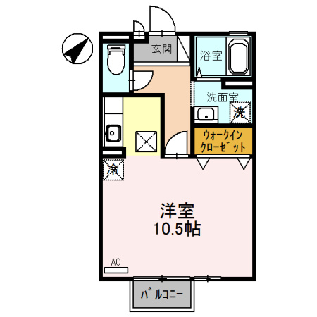 パークサイドヒロツグ棟の間取り