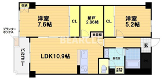 【間取り】 | シャルレ4番館