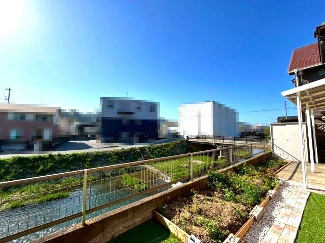 西脇市黒田庄町岡　中古戸建の庭