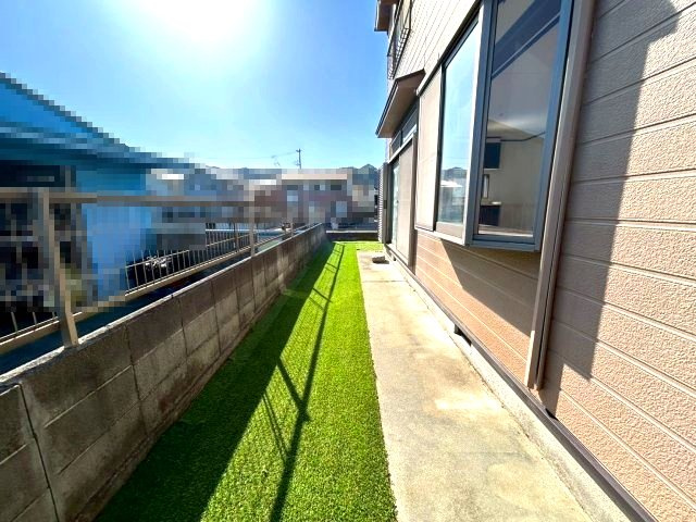 西脇市黒田庄町岡　中古戸建の庭
