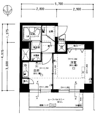 【間取り】 | ライオンズマンション蒲田第２