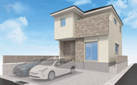 【名古屋市天白区福池2丁目250新築戸建】仲介手数料無料！野並小学校・南天白中学校の画像
