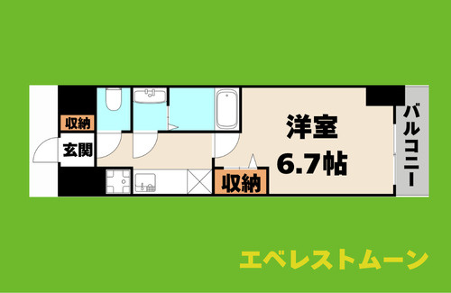 エステムコート名古屋グロース の間取り