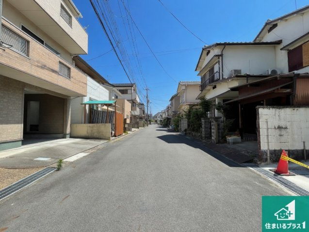 ★29(土)30(日)現地見学可能！★草津市上笠　限定1邸の前面道路含む現地写真|車通りの少ない前面道路！お子様がいらっしゃるご家族でも安心！