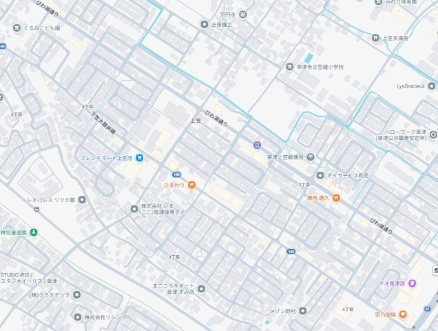 ★29(土)30(日)現地見学可能！★草津市上笠　限定1邸の地図
