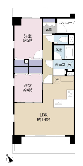 【間取り】 | 秀和溜池山王レジデンス