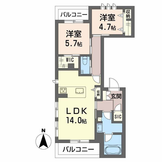 【区画図】 | リラフォート 船塚 | リラフォート 船塚 A0303号-15