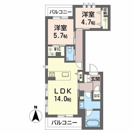 【区画図】 | リラフォート 船塚 | リラフォート 船塚 A0203号-15