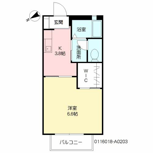 【間取り】 | バリュージュ月見ケ丘 ＊ | バリュージュ月見ケ丘 ＊ A0203号-16