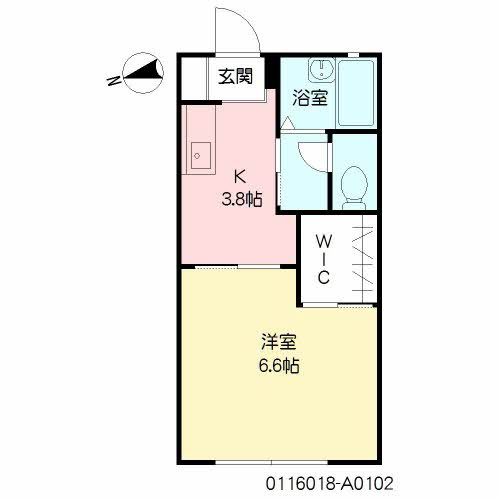【間取り】 | バリュージュ月見ケ丘 ＊ | バリュージュ月見ケ丘 ＊ A0102号-16