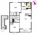 【間取り】 | カメリア Ａ棟 ＊ A0202号-2