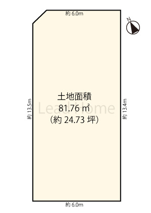 【土地図】 | 港区白金台2丁目 | 道路からの奥行きを活かしてプライバシーを保護！落ち着いた居住スペースを作りやすい土地環境です♪