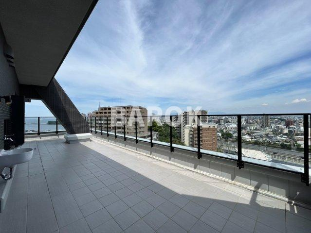 S-RESIDENCE愛宕SOUTHのバルコニー