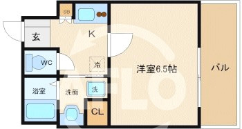プレサンス難波EASTモダニティの間取り|プレサンス難波EASTモダニティ　間取り