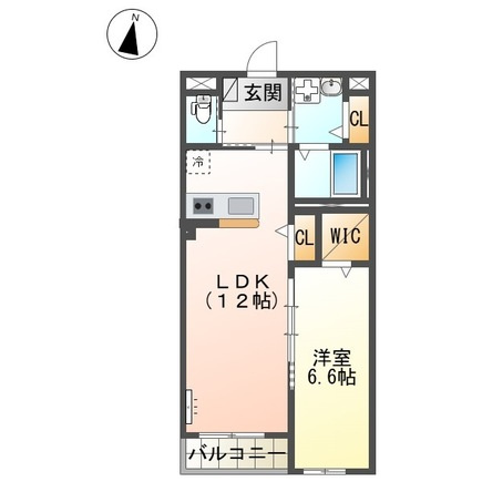 レヴメゾン神山六番館の間取り