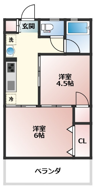 メゾンヴェールの間取り