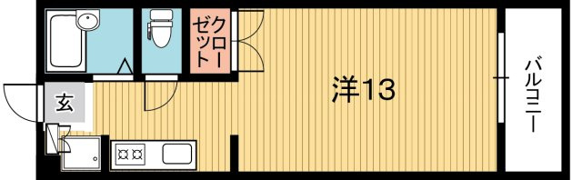 シティーライフ21比島の間取り