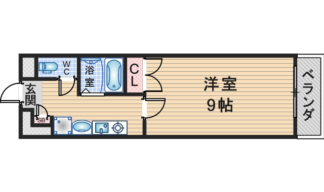 メゾンセルクルの間取り
