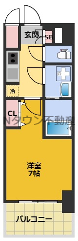 【間取り】 | S-RESIDENCE茶屋ヶ坂 | 間取りです