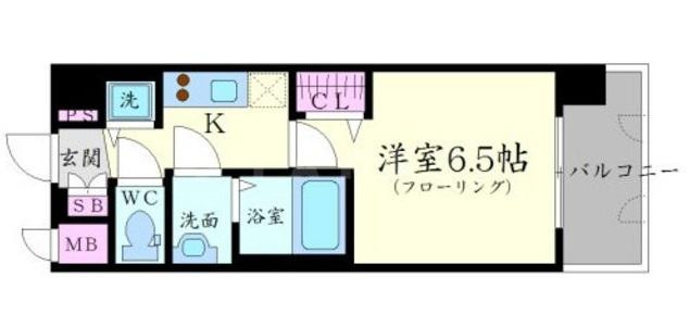 プレサンス四天王寺前夕陽ヶ丘の間取り|プレサンス四天王寺前夕陽丘　間取り