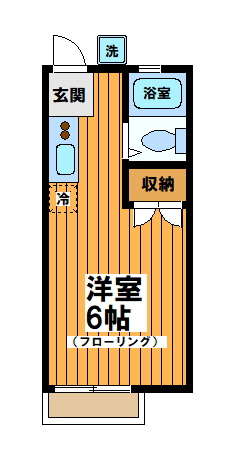 ヒラマツハイツの間取り
