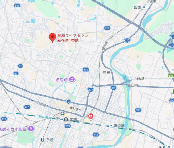 藤和ライブタウン新在家弐番館　4階の地図
