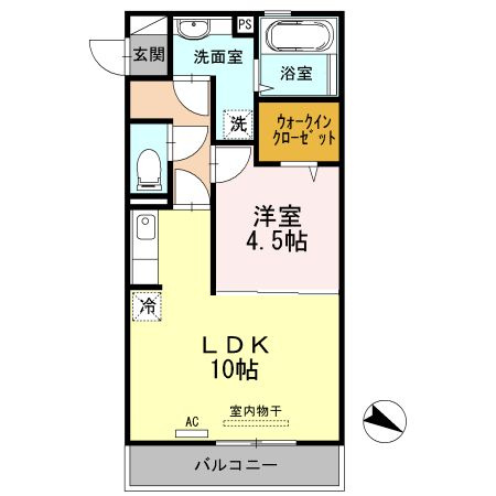 パレス丹波　弐番館の間取り
