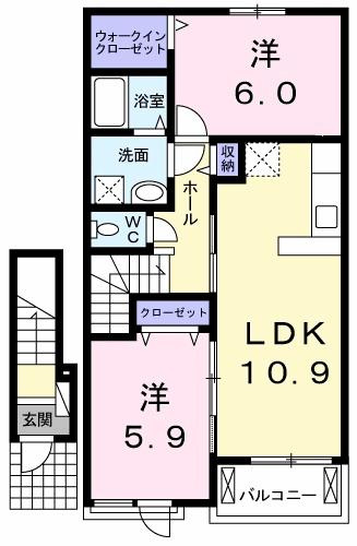 【間取り】 | ヴィラ立川
