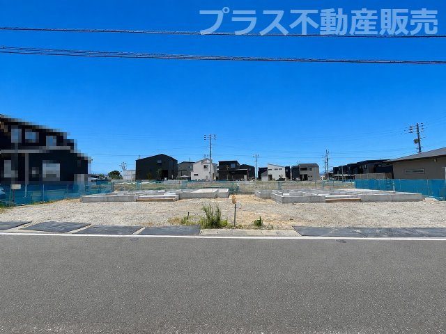 【外観】 | 福岡市西区今津16期　59号棟（全64区画）【仲介手数料無料・0円】 | 現地写真。プラス不動産販売なら、現場の全ての棟をまとめてご見学頂けます。