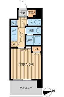 【間取り】 | エルシア五反田