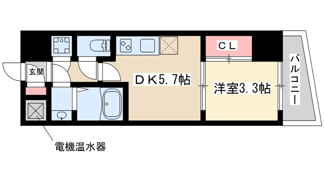 【間取り】 | セレニテ新大阪カルム