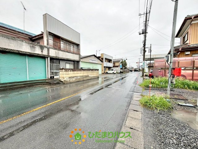 加須市騎西第1　新築一戸建て　01　クレイドルガーデンの前面道路含む現地写真|2026/09/06　撮影
