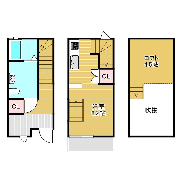 クラブメゾン川西中央の間取り