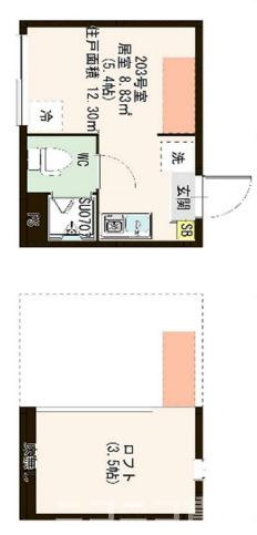 【間取り】 | ハーモニーテラス北町Ⅱ