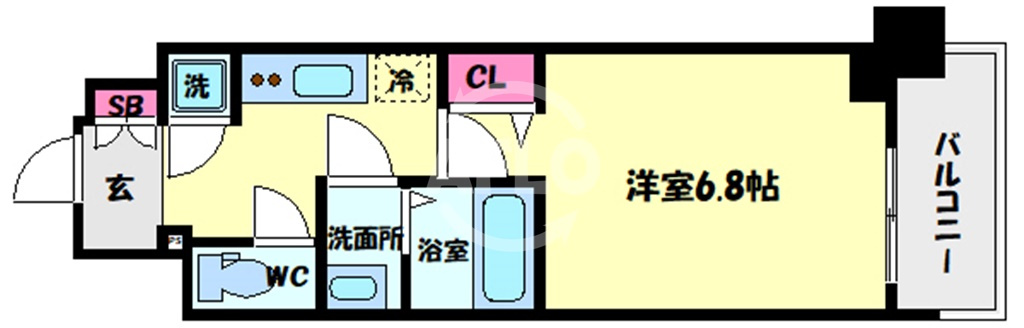 ファーストフィオーレ難波南パークサイドの間取り|ファーストフィオーレ難波南パークサイド　間取