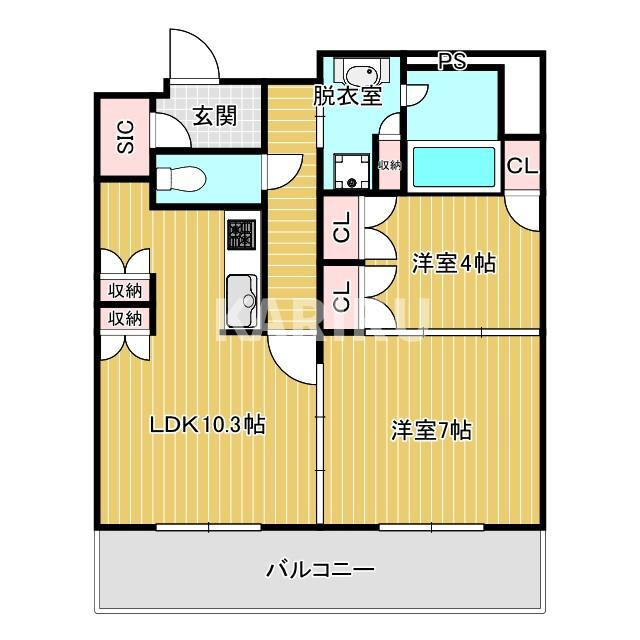 タワーレジデンスの間取り