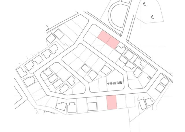 【外観】 | 福岡市西区今津16期　60号棟（全64区画）【仲介手数料無料・0円】 | 区画図の地図です。