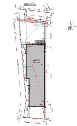 みよし市莇生町Ⅰ期１号地分譲の区画図|配置図・敷地図