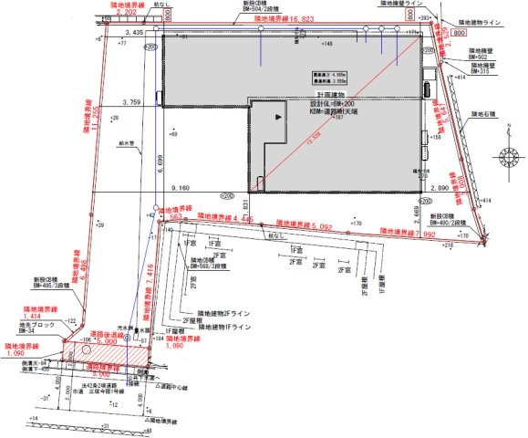 【秀光ビルド】大垣市三塚町分譲の外観パース|配置図・敷地図