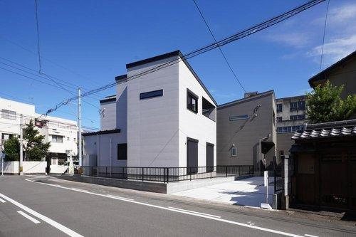 【秀光ビルド】岐阜市浪花町分譲住宅1号地の外観|1号地は角地で日当たり・風通り◎