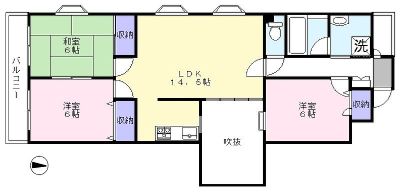 【仲介手数料：50％OFF】対象物件！の間取り