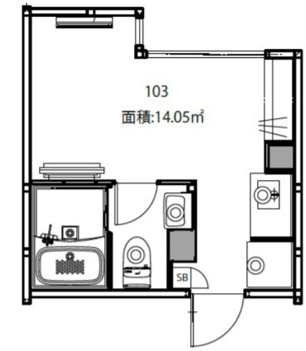 板橋区大山東町の賃貸マンションの間取り