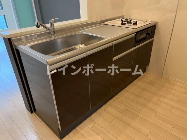 【仲介手数料：50％OFF】対象物件！のキッチン|コンパクトなキッチンで掃除もラクラク