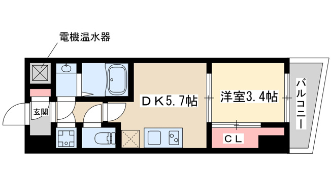 【間取り】 | セレニテ新大阪カルム