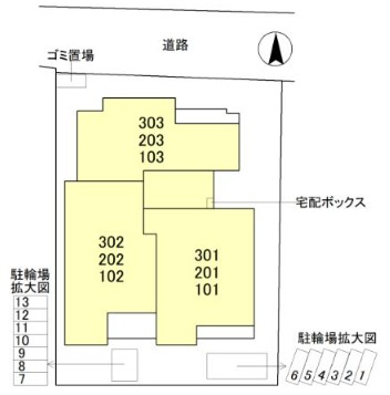 Grand Rocher武庫之荘の区画図