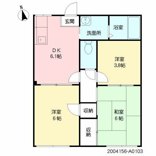 ベルテック須屋Ⅰの間取り